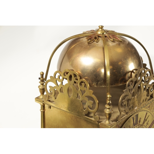 1317 - EUREKA CLOCK CO. LONDON. AN EARLY 20TH CENTURY LANTERN STYLE ELECTRIC MANTLE CLOCK the 7