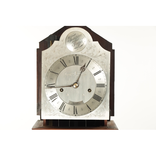 1320 - AN EDWARDIAN WEIGHT DRIVEN REGULATOR QUALITY GRANDDAUGHTER CLOCK retailed by Mappin & Webb, Regent S... 