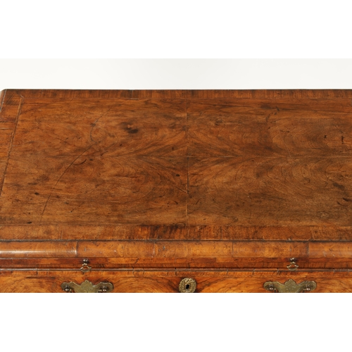 1489 - AN EARLY 18TH CENTURY WALNUT CHEST OF SMALL PROPORTIONS the finely coloured and patinated surface wi... 