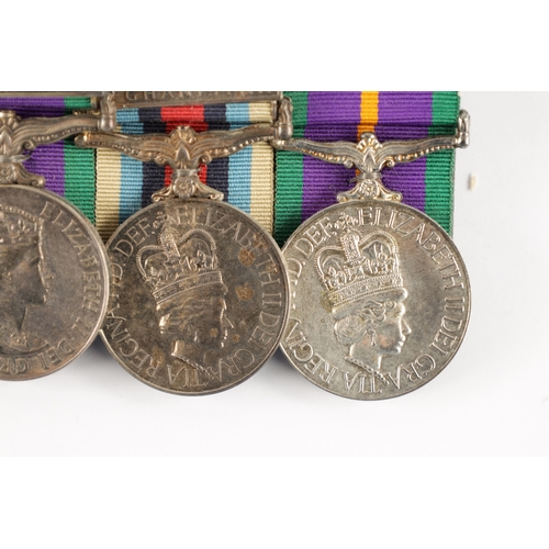 876 - A GROUP OF FIVE CAMPAIGN MEDALS presented to 24877882 CPL. A S SILBURN RLC. (5)