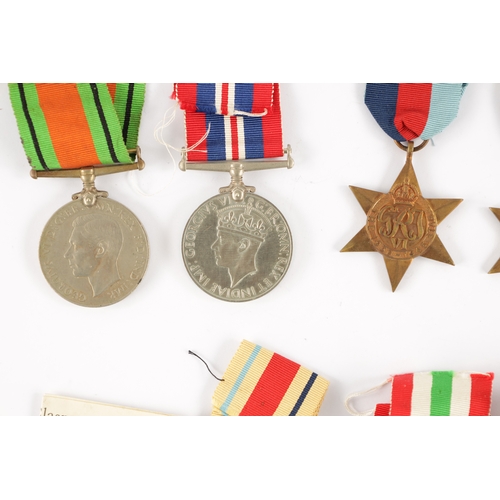 868 - TWO WW2 BOXED MEDAL GROUPS with lists, together with a King George VI Coronation medal and an East Y... 