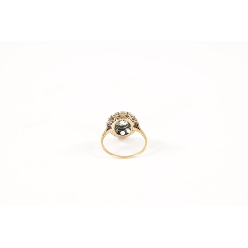 373 - AN 18CT GOLD DIAMOND SET RING With 1ct centre stone, total weight app. 2.2g. Ring size K/L. In Moroc... 