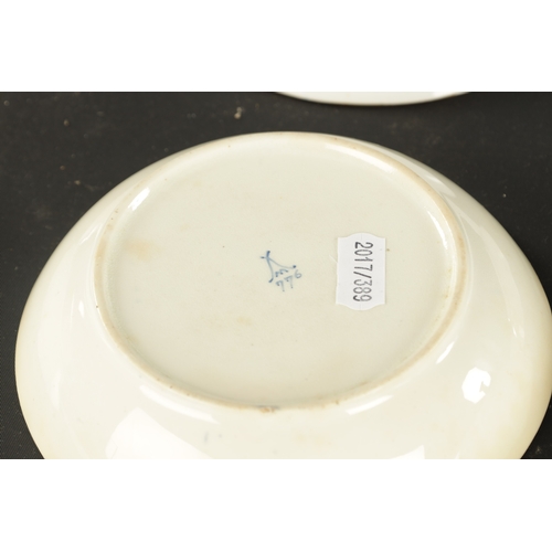 236 - A COLLECTION OF TWENTY-THREE 19TH CENTURY ENGLISH PORCELAIN SAUCERS