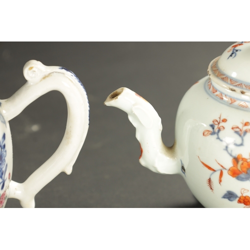 271 - A GROUP OF FOUR MID 18TH CENTURY CHINESE TEAPOTS (15cm high and smaller)