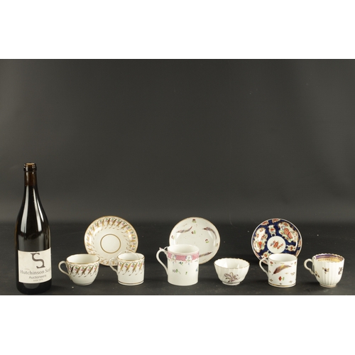 319 - A COLLECTION OF EARLY 19TH CENTURY ENGLISH PORCELAIN comprising a Coalport porcelain trio, a Coalpor... 