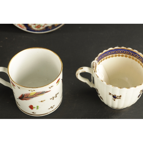 319 - A COLLECTION OF EARLY 19TH CENTURY ENGLISH PORCELAIN comprising a Coalport porcelain trio, a Coalpor... 