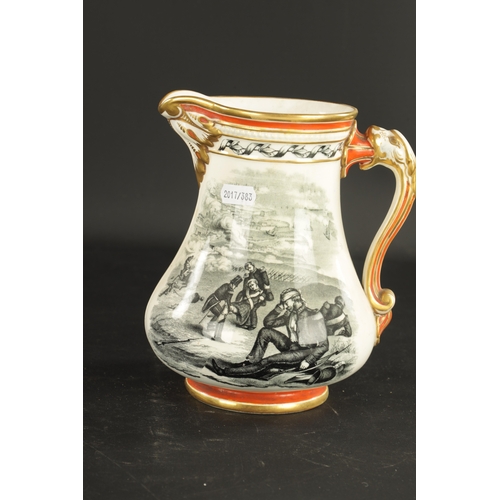 36 - A SAMUAL ALCOCK ROYAL PATRIOTIC JUG 1855 (20cm high )