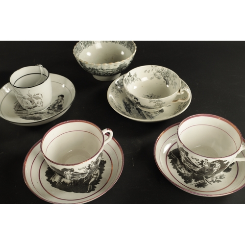 391 - A COLLECTION OF EARLY 19TH CENTURY ENGLISH BONE CHINA