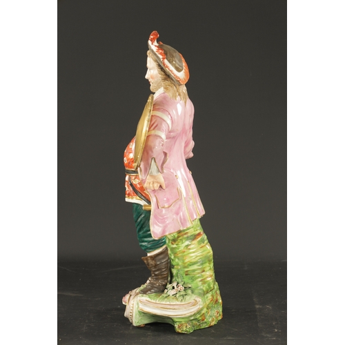 409 - A LARGE DERBY FIGURE OF QUINN AS FALSTAFF (51cm high)