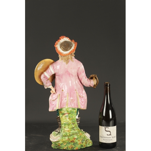 409 - A LARGE DERBY FIGURE OF QUINN AS FALSTAFF (51cm high)