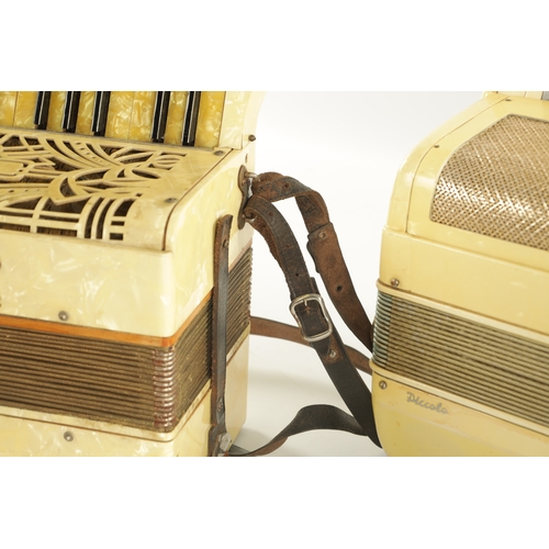 424 - A COLLECTION OF FOUR CASED ACCORDIONS comprising of a Yingjie, a Selmer Invicta, a Chiusarli, and a ... 