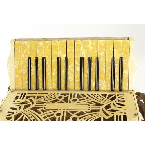 424 - A COLLECTION OF FOUR CASED ACCORDIONS comprising of a Yingjie, a Selmer Invicta, a Chiusarli, and a ... 