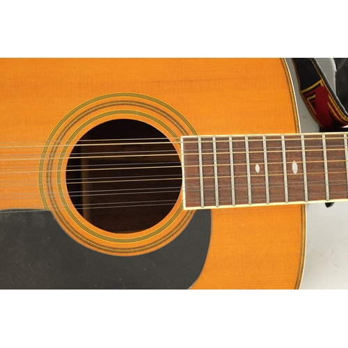 429 - A TWELVE STRING WASHBURN ACOUSTIC GUITAR with a spruce top and rosewood back. (109cm long)