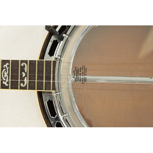 432 - A WASHBURN B18 FIVE STRING BANJO with rosewood fingerboard and fiddle back, with carrying case. (98c... 