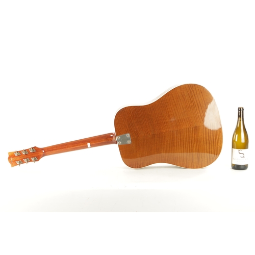 440 - A CHITARRA EKO RANGER 6 LEFT-HANDED GUITAR with spruce top and fiddle back (105cm long )