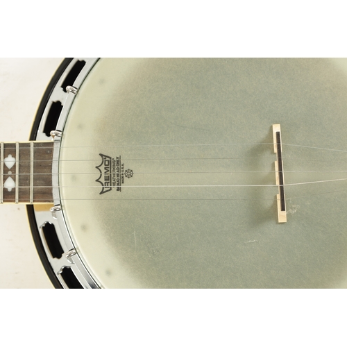 442 - A TANGLEWOOD COVE CREEK FIVE STRING BANJO AND ANOTHER a model TBDLX-PRO with maple resonator in case... 