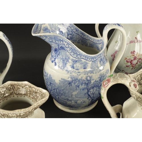 47 - A COLLECTION OF 19TH / 20TH CENTURY CHINA comprising jugs, mugs and coffee pots