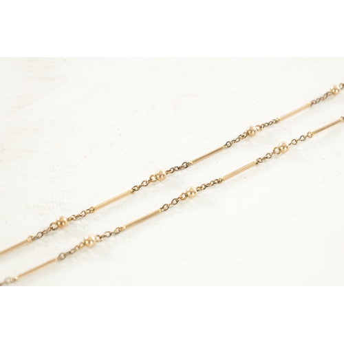 477 - A 9CT GOLD NECKLACE total weight app. (120cm long.)