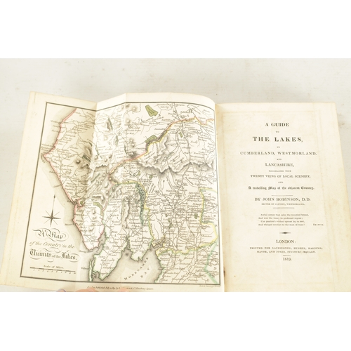 573 - A COLLECTION OF TEN 19TH / 18TH CENTURY BOOKS ON THE LAKE DISTRICT comprising of volumes I and II 'O... 