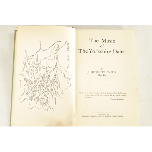 577 - A COLLECTION OF THIRTY-THREE 19TH CENTURY LEATHER BOUND BOOKS AND MAPS RELATING TO YORKSHIRE