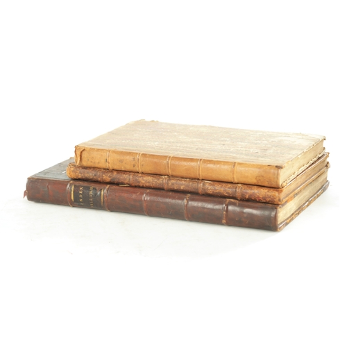 578 - A 17TH CENTURY BOOK AND TWO 18TH CENTURY BOOKS comprising of 'A Historical Treatise of Cities and Bu... 