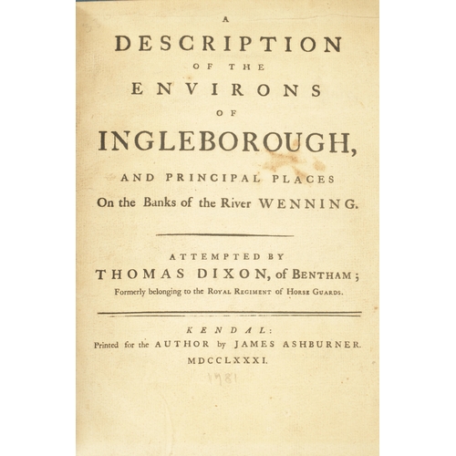 580 - A COLLECTION OF TWENTY-FOUR 18TH/19TH CENTURY BOOKS ON THE HISTORY OF YORKSHIRE TOWNS comprising Wal... 