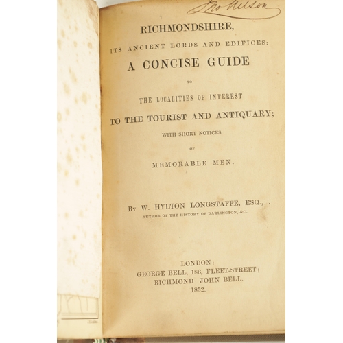 580 - A COLLECTION OF TWENTY-FOUR 18TH/19TH CENTURY BOOKS ON THE HISTORY OF YORKSHIRE TOWNS comprising Wal... 