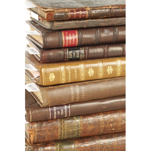 582 - A COLLECTION OF TWENTY-TWO 18TH / 19TH CENTURY BOOKS comprising a complete set of 'The Itinerary of ... 