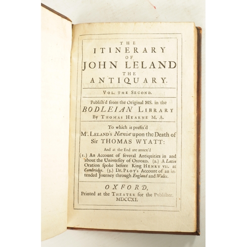 582 - A COLLECTION OF TWENTY-TWO 18TH / 19TH CENTURY BOOKS comprising a complete set of 'The Itinerary of ... 