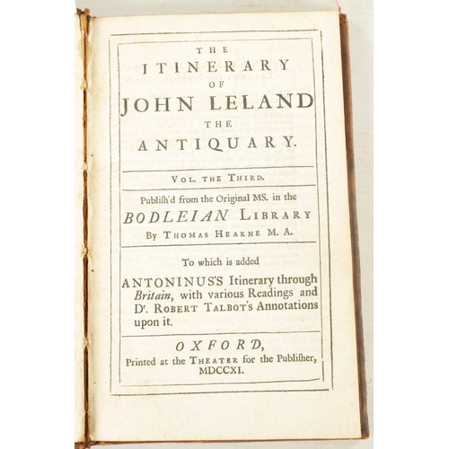 582 - A COLLECTION OF TWENTY-TWO 18TH / 19TH CENTURY BOOKS comprising a complete set of 'The Itinerary of ... 