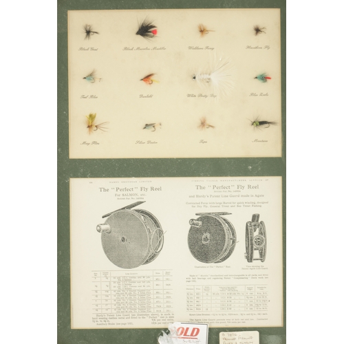 588 - A COLLECTION OF FRAMED DISPLAYS CONTAINING VARIOUS FLIES AND LURES. (4)