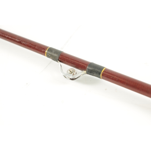 593 - A COLLECTION OF VINTAGE FISHING ITEMS, comprising of a bamboo trout rod, a 19th-century boat rod, a ... 