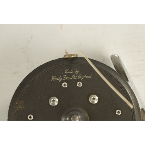 611 - THREE HARDY FISHING REEL, a 3 1/2