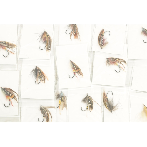 628 - A GOOD COLLECTION OF SALMON FISHING FLIES