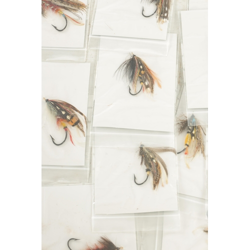 628 - A GOOD COLLECTION OF SALMON FISHING FLIES