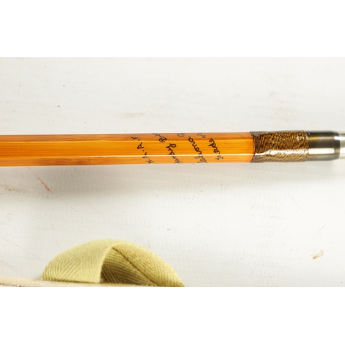 633 - A RARE HARDY “THE NAAF” 4 PIECE PALAKONA TRAVEL SPIN FLY ROD with a detachable cork handle.