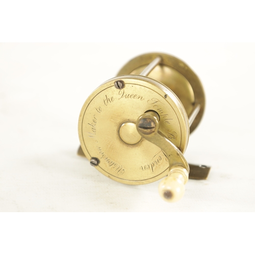 639 - A 19TH CENTURY USTONSON MULTIPLYING WINCH FISHING REEL, the 2