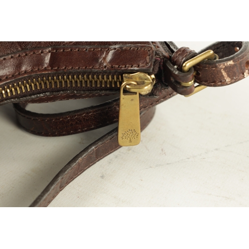 675 - A MULBERRY BROWN LEATHER CONGO LEATHER SHOULDER BAG with dust cover