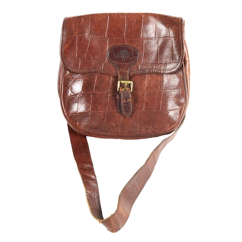 705 - A MULBERRY BROWN LEATHER CONGO BAG