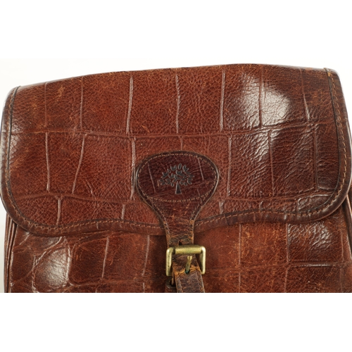 705 - A MULBERRY BROWN LEATHER CONGO BAG