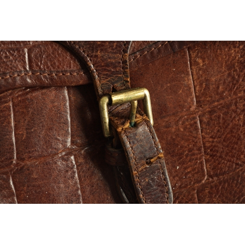 705 - A MULBERRY BROWN LEATHER CONGO BAG