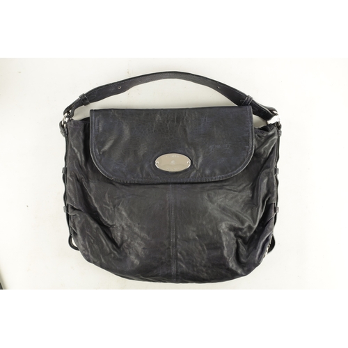 707 - A MULBERRY HAYDEN BLACK LEATHER SHOULDER BAG/SATCHEL