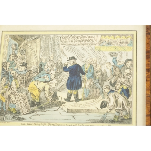 756 - TWO 19TH CENTURY COLOURED REVERSE PRINTED ENGRAVINGS OF RICHMOND AND HARROGATE together with A SET O... 