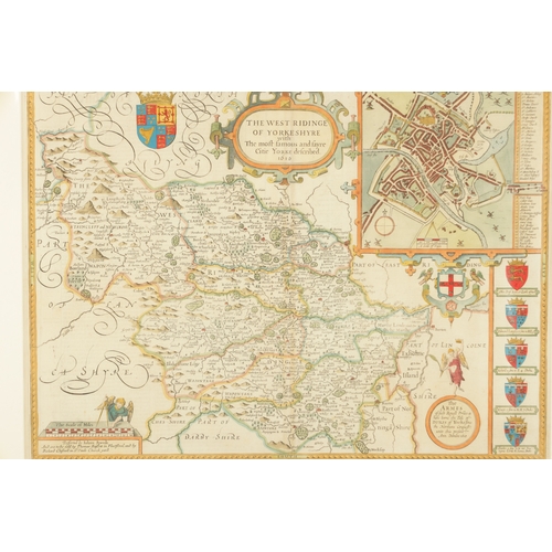 766 - A COLLECTION OF THREE 17TH CENTURY MAPS two by Johannus Blaeu of West Riding 1648 and North Riding 1... 