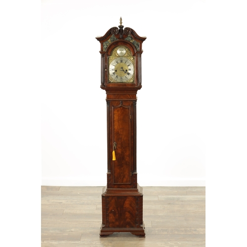 777 - H. WARE, HULL. AN EARLY 20TH CENTURY CHIPPENDALE STYLE MINIATURE WEIGHT DRIVEN LONGCASE CLOCK the fi... 