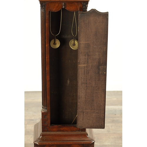 777 - H. WARE, HULL. AN EARLY 20TH CENTURY CHIPPENDALE STYLE MINIATURE WEIGHT DRIVEN LONGCASE CLOCK the fi... 