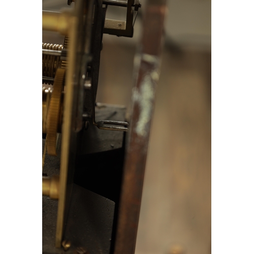 777 - H. WARE, HULL. AN EARLY 20TH CENTURY CHIPPENDALE STYLE MINIATURE WEIGHT DRIVEN LONGCASE CLOCK the fi... 