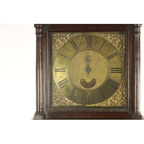 781 - JAMES WILSON, ASKRIGG. A MID 18TH CENTURY 30-HOUR LONGCASE CLOCK the oak case of small proportions e... 