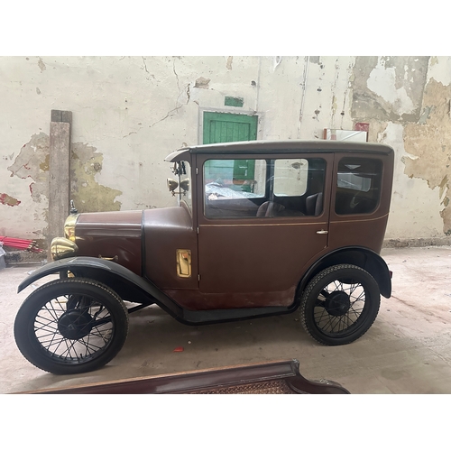 747 - A VERY ORIGINAL 1929 AUSTIN SEVEN SALOON CAR, Reg no PN 4399, chassis no. 79170, engine no. M79702. ... 