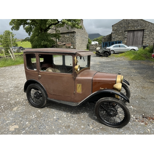 747 - A VERY ORIGINAL 1929 AUSTIN SEVEN SALOON CAR, Reg no PN 4399, chassis no. 79170, engine no. M79702. ... 